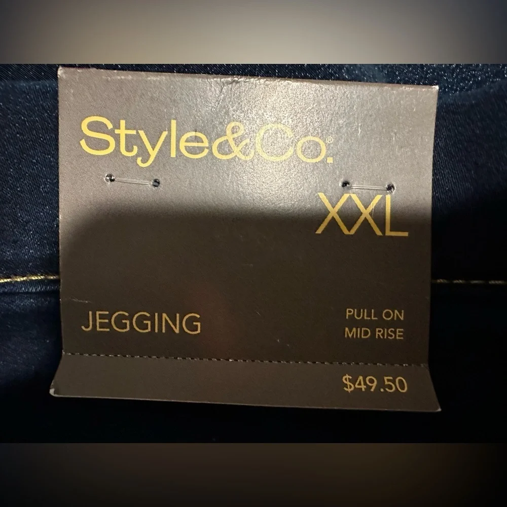 Style & Co. Dark Blue Jeans Jeggings XXL - Picture 10 of 13